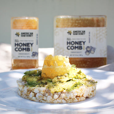 Raw Honeycomb With Honey