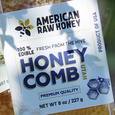 Raw Honeycomb With Honey