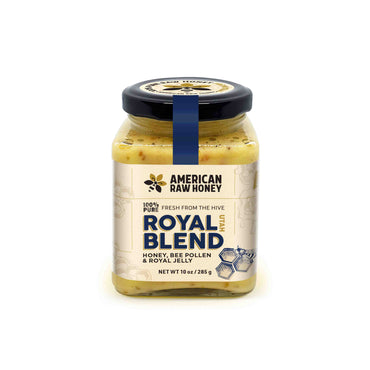 Royal Blend Raw Unprocessed Honey With Bee Pollen & Royal Jelly