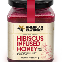 Hibiscus infused Honey